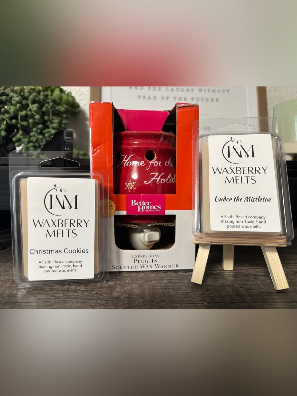 Hand Crafted Holiday Wax Melts Gift Set with Better Homes And Gardens Warmer